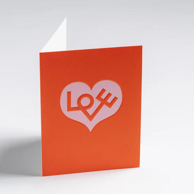 מיני כרטיס ברכה: Love Heart
