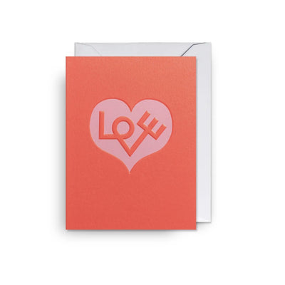 מיני כרטיס ברכה: Love Heart