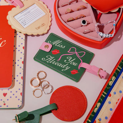תגיות למזוודה:  Heart & Cherry 
