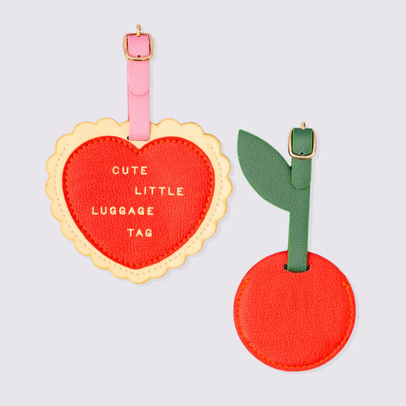 תגיות למזוודה:  Heart & Cherry 