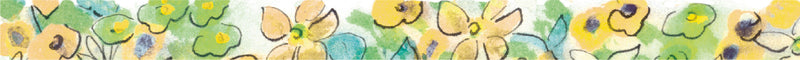 וואשי טייפ: Flower Patterns