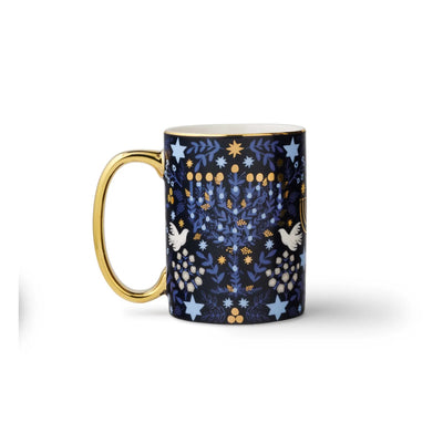 ספל פורצלן: Laurel Menorah 