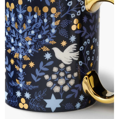 ספל פורצלן: Laurel Menorah 