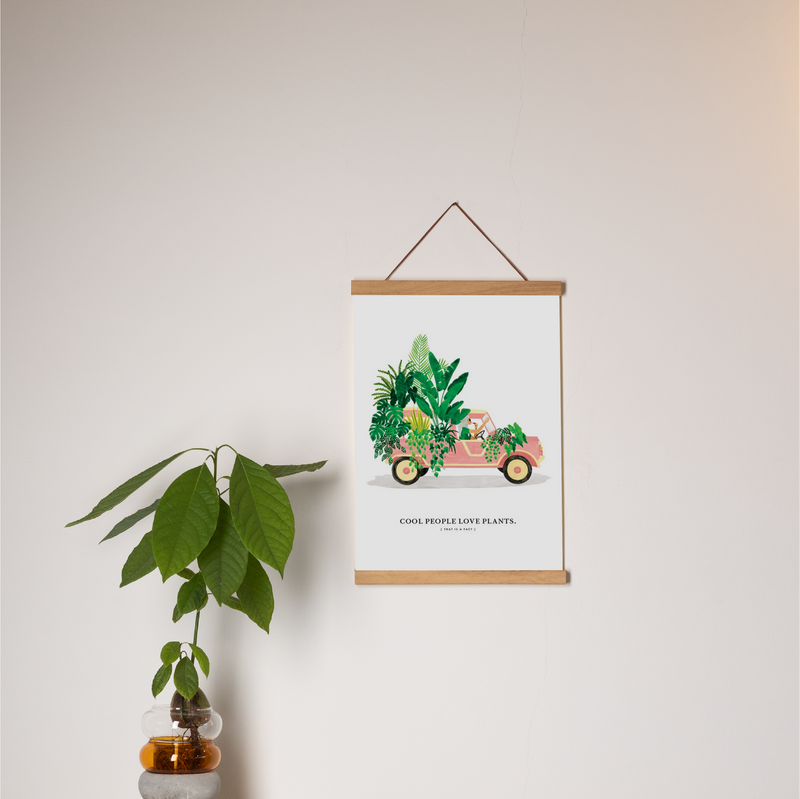 פרינט: Mehari With Plants M