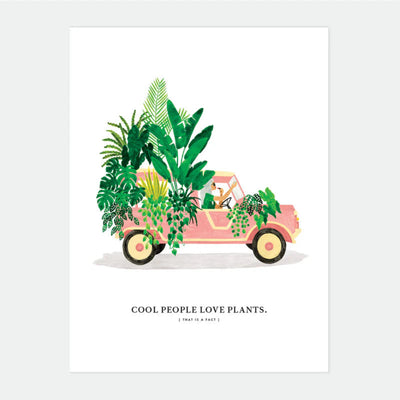 פרינט: Mehari With Plants M 