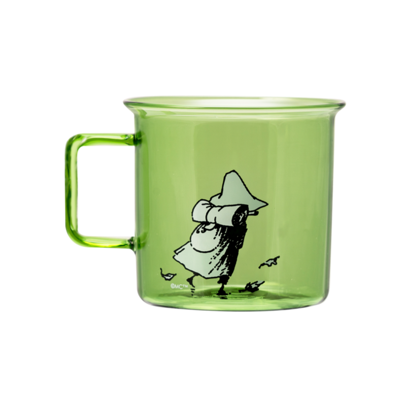 ספל זכוכית: Snufkin, Green