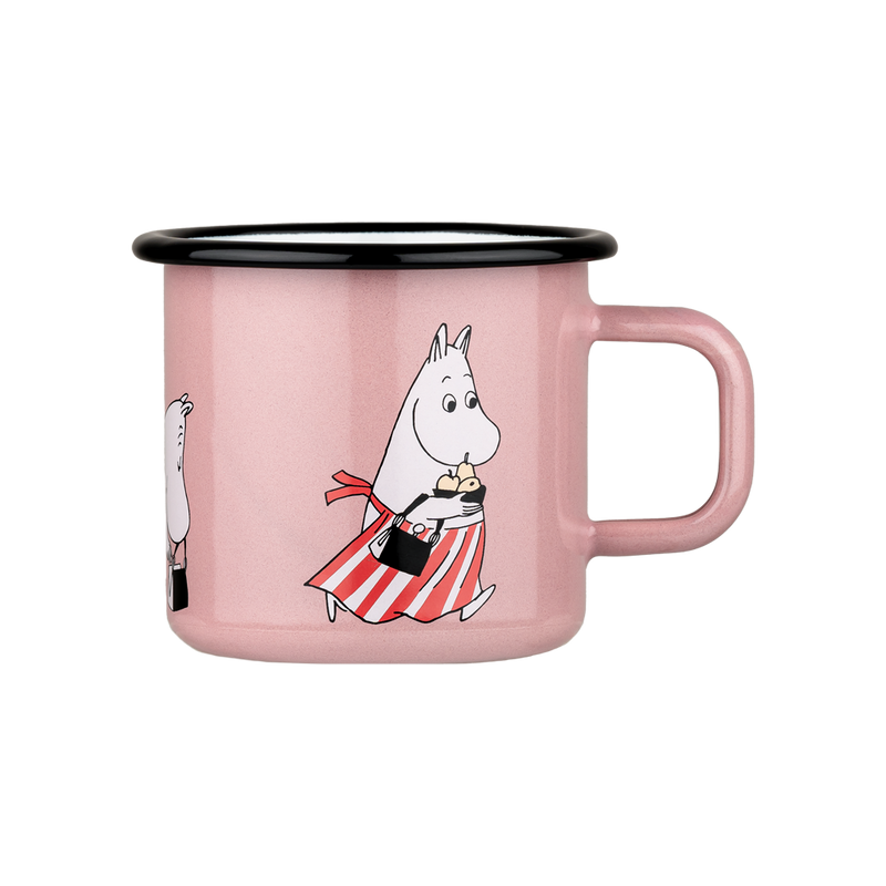 ספל אמייל: Moominmamma, Pink M