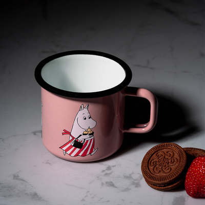 ספל אמייל: Moominmamma, Pink M