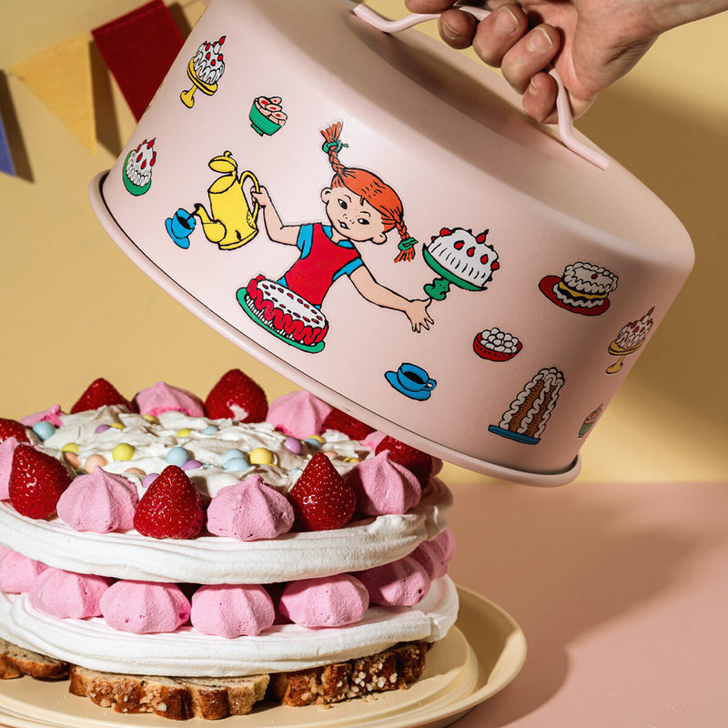 מגש ומכסה לעוגה: Pippi Birthday