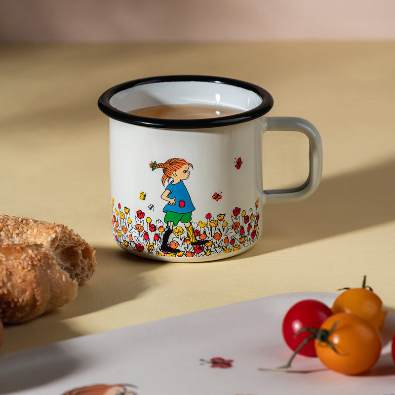 ספל אמייל: Be More Pippi, M