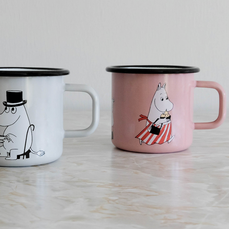 ספל אמייל: Moominmamma, Pink M