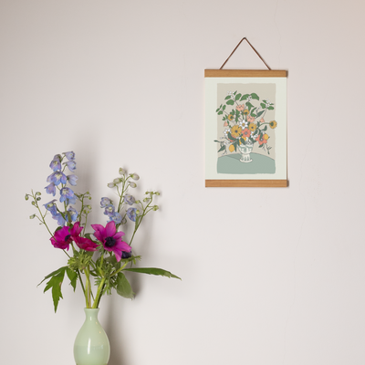 פרינט: Spring Flowers Bouquet, A4