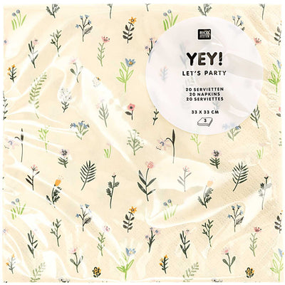 מארז מפיות נייר: Scattere Flower 