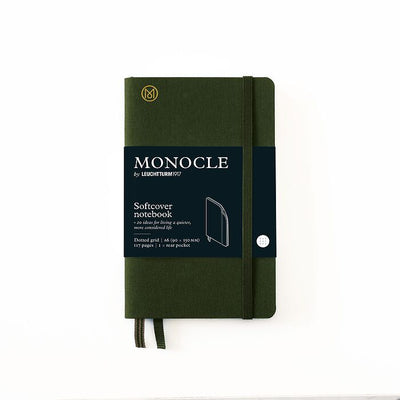 מחברת כריכה רכה: Monocle Olive, A6