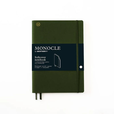 מחברת כריכה קשה: Monocle Olive, B5