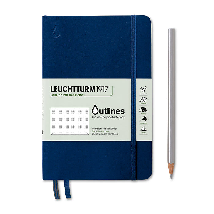 מחברת עמידה: B6+, Navy Blue 