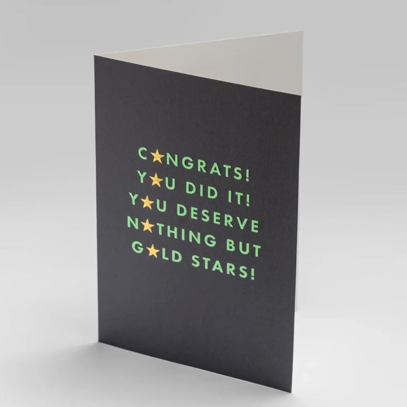 כרטיס ברכה: Nothing But Gold Stars