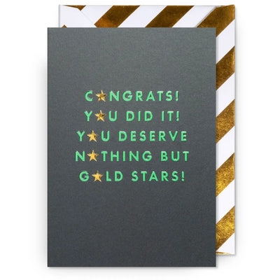 כרטיס ברכה: Nothing But Gold Stars