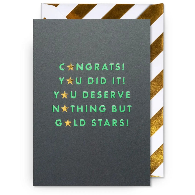 כרטיס ברכה: Nothing But Gold Stars