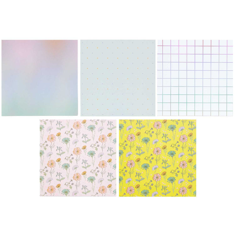 מארז ניירות אוריגמי: Flowers