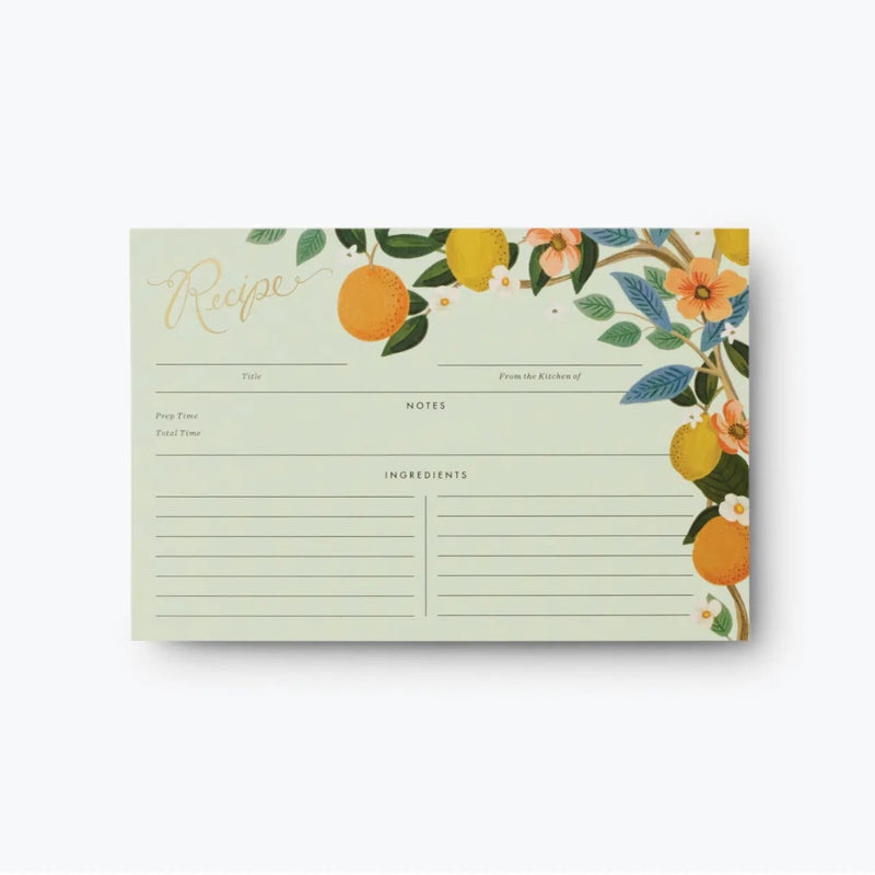 כרטיסיות מתכונים: Citrus Grove 