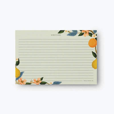 כרטיסיות מתכונים: Citrus Grove 