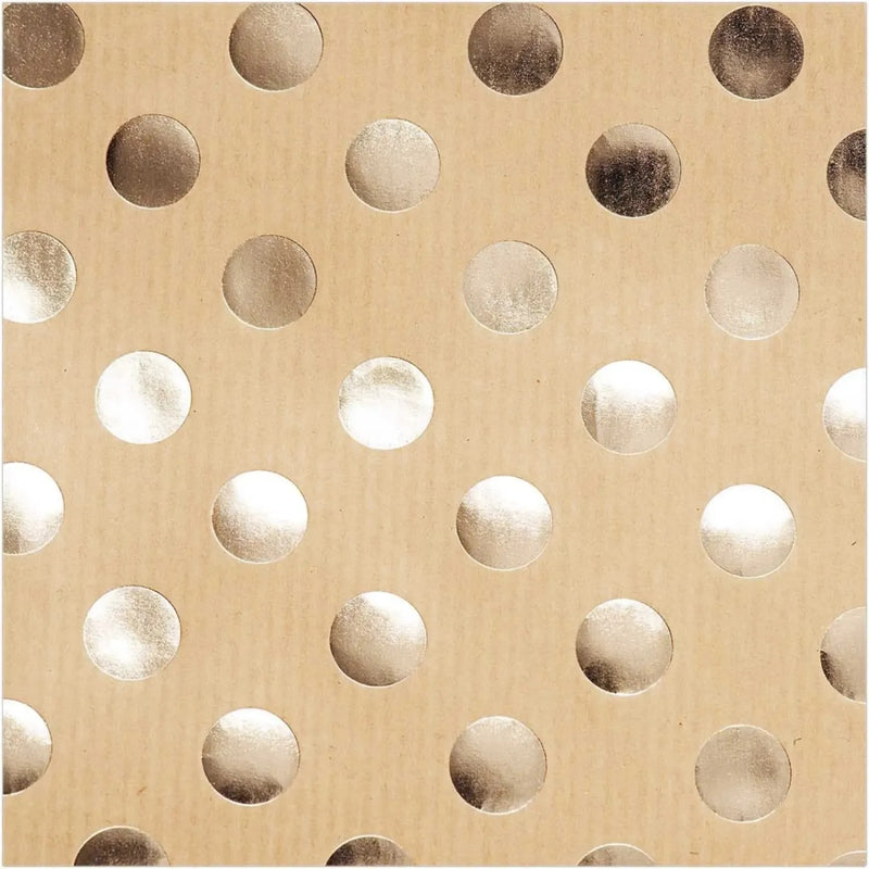 גליל נייר עטיפה: Nature Dots Gold 