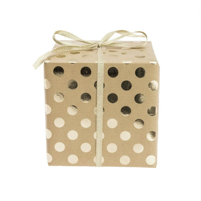גליל נייר עטיפה: Nature Dots Gold 