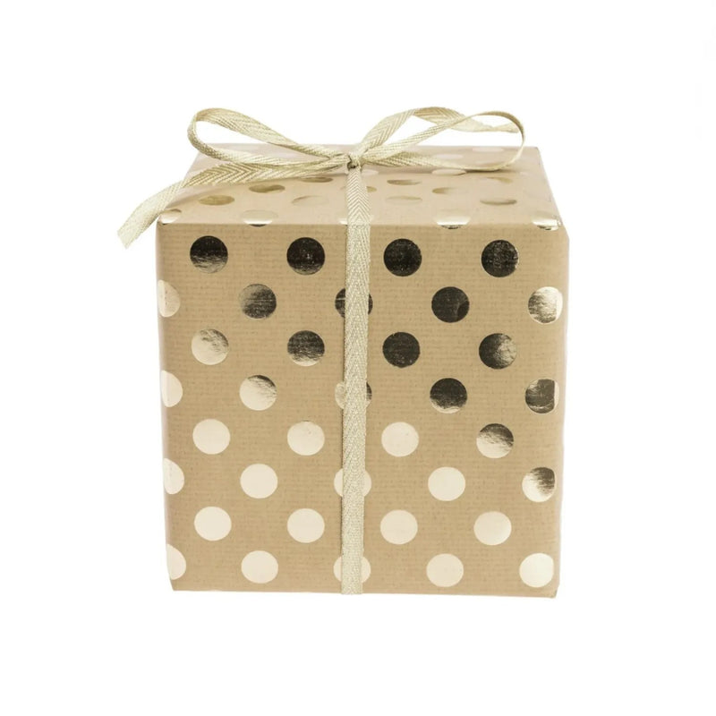 גליל נייר עטיפה: Nature Dots Gold 