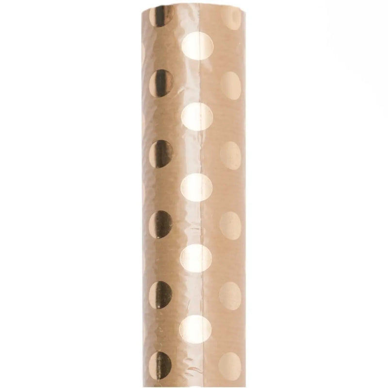 גליל נייר עטיפה: Nature Dots Gold 