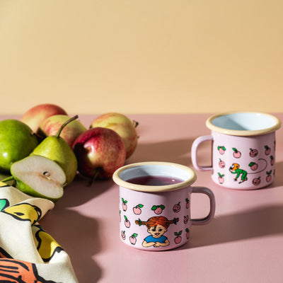 ספל אמייל: Pippi Fruits