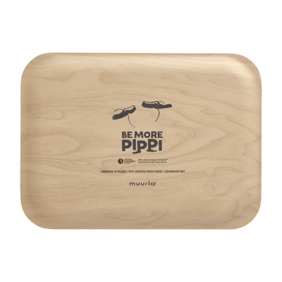 מגש מלבני: Be More Pippi