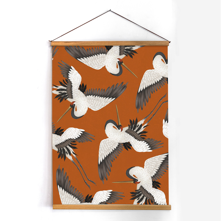 פוסטר : Flying Cranes