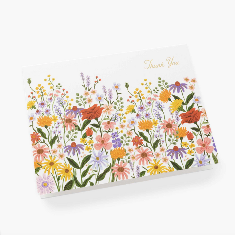 מארז 8 כרטיסי ברכה: Prairie Garden Thank You