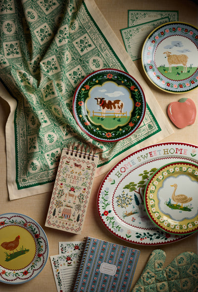 מגש פורצלן: Home Sweet Home