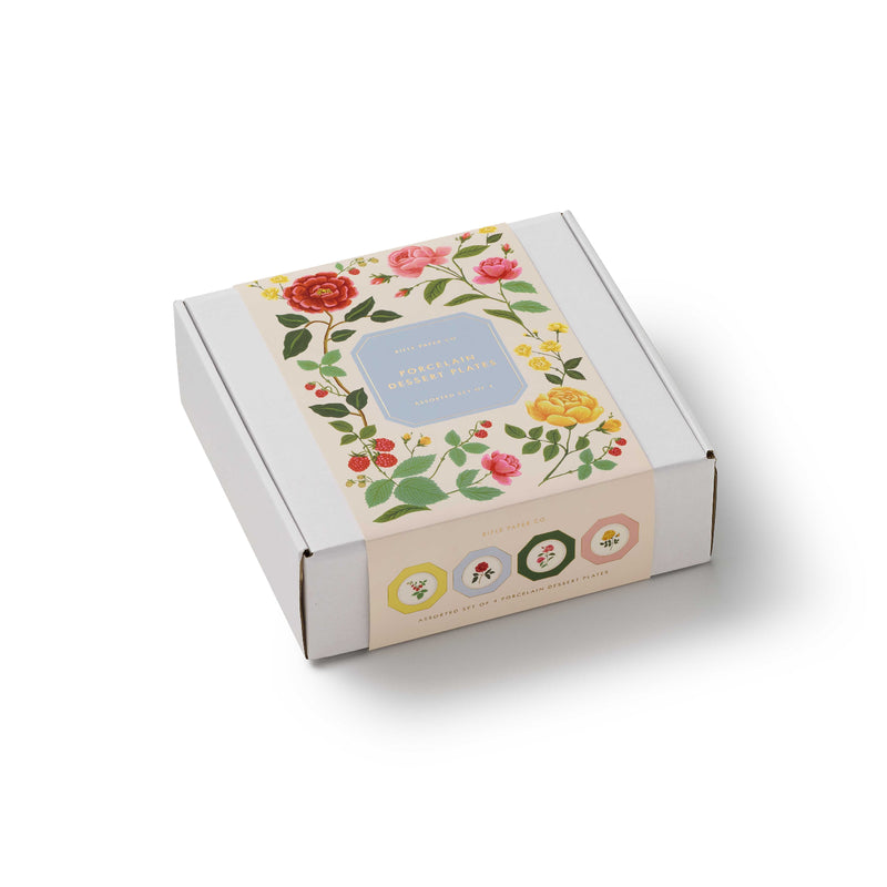 סט צלחות קינוח: Roses