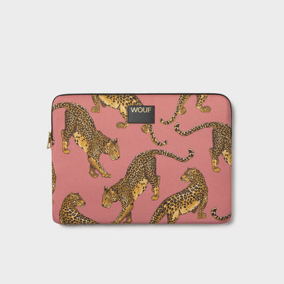 תיק למחשב ״14& ״13: Blush Leopard