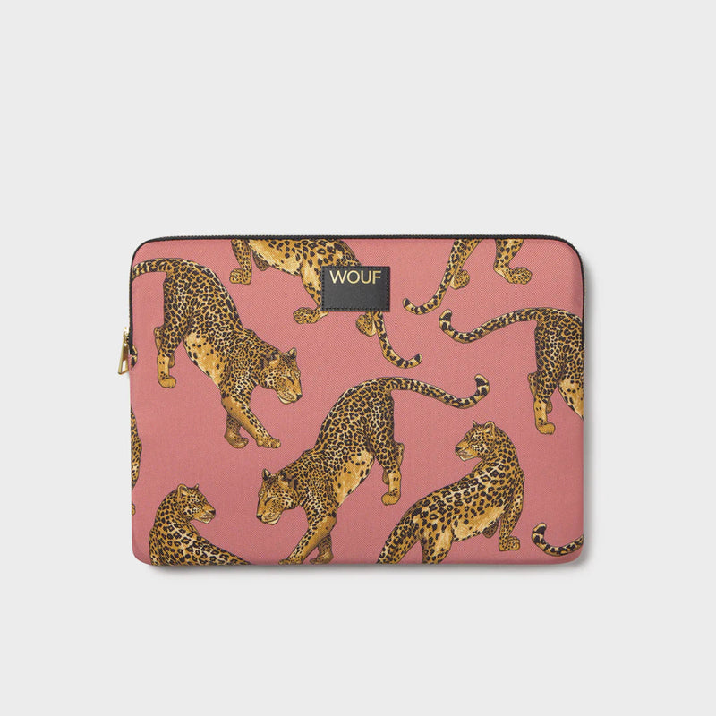 תיק למחשב ״14& ״13: Blush Leopard