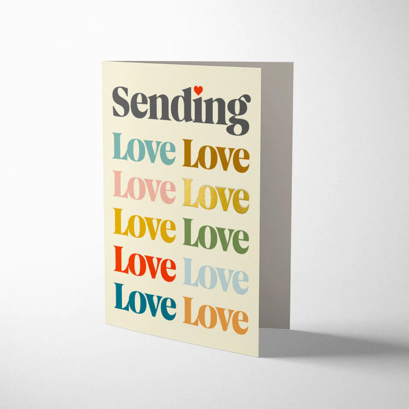 כרטיס ברכה: Sending Love 