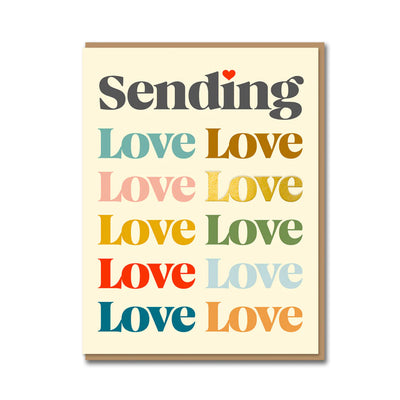 כרטיס ברכה: Sending Love 