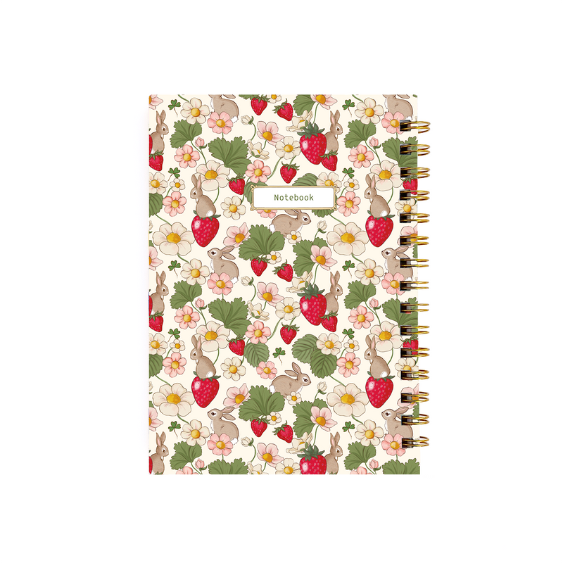 מחברת ספירלה: Strawberries 