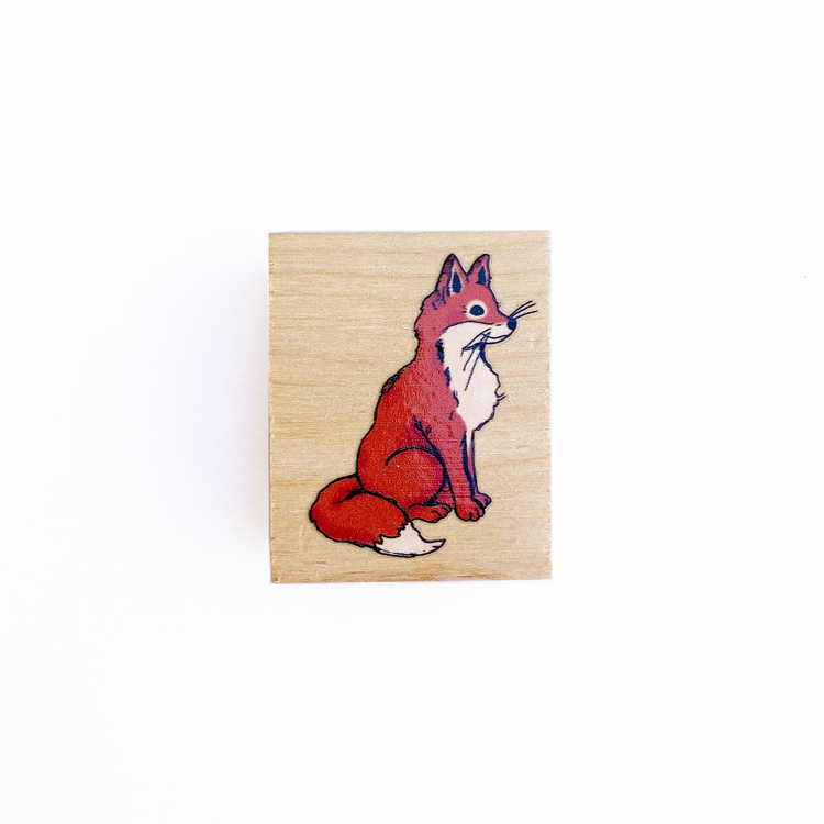 חותמת עץ : Fox
