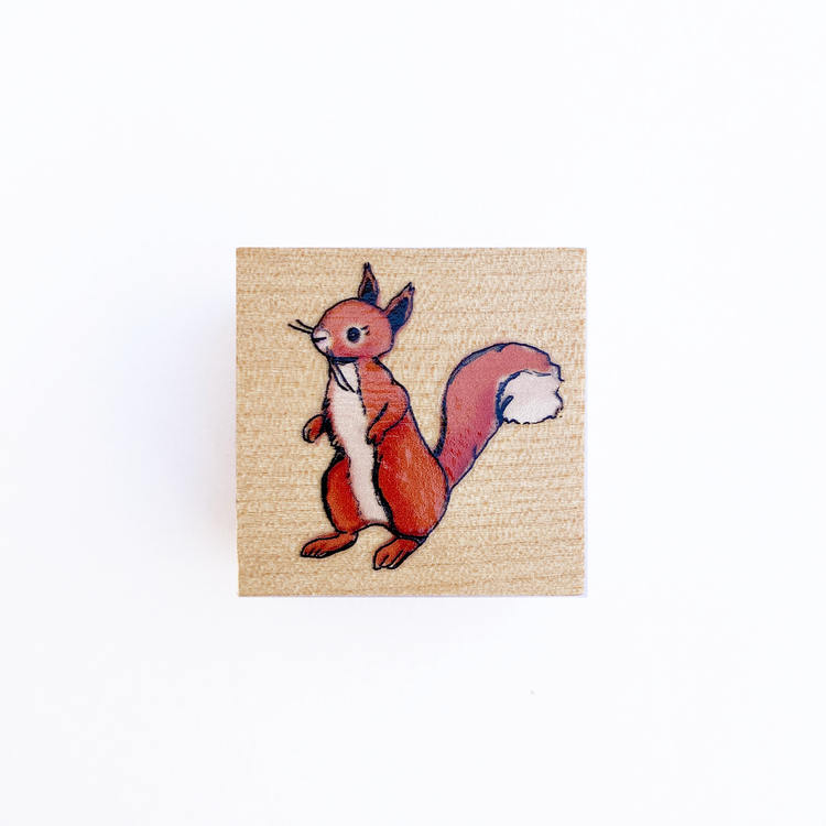 חותמת עץ : Squirrel