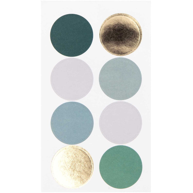 מארז מדבקות: Dots/Tapes Green 