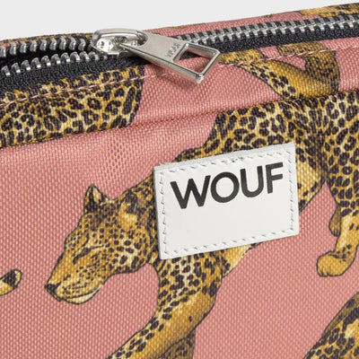 מיני-תיק צד: Blush Leopard