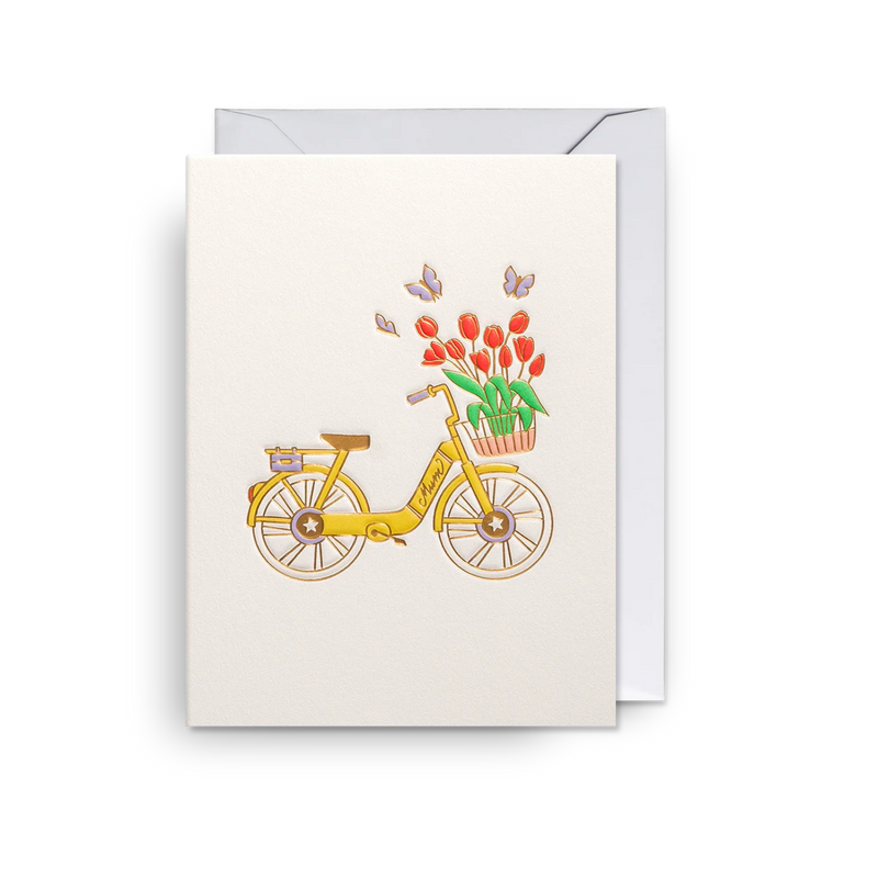 מיני כרטיס ברכה: Mum Bike 