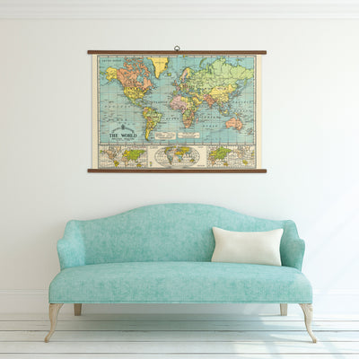 פוסטר World Map: School Chart