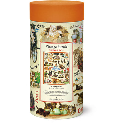 פאזל 1000 חלקים: Vintage Cats