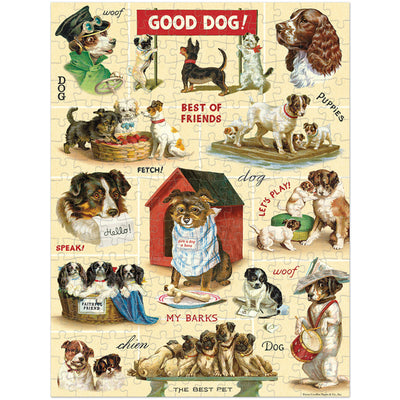 מיני-פאזל 240 חלקים: Vintage Dogs