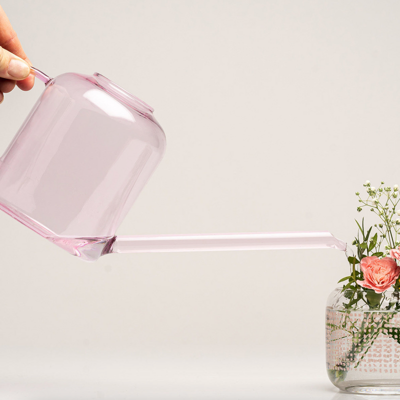 משפך זכוכית: Pink 0,8L
